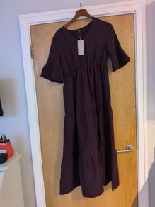 Emery Rose Plum Dress.  S- M-  B.N.W.T