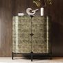 Gold Metallic Peel and Stick Wallpaper 30cmx300cm Rustic Textured Metallic Contact Paper Waterproof Self Adhesive Wallpaper Vintage Vinyl Wrap for Kitchen Cupboard Liners Image 3