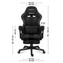 Huzaro Force 4.7 Carbon Mesh Gaming Chair with Footrest Image 3