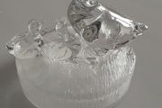ORNAMENT - Crystal Duck and Ducklings