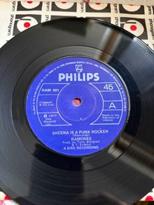 The Ramones vinyl single  Irish pressing
