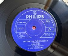The Ramones vinyl single  Irish pressing
