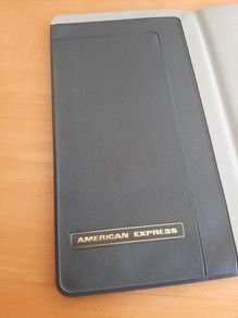 Vintage American Express travel wallet