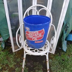 vintage esso tractor drum