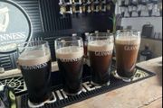 Guinness pint glasses - modern 6 no.