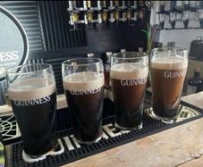 Guinness pint glasses - modern 6 no.