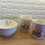 Bunny rabbit bowl and cups Image 7