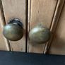 Old Irish Antique Pine,  Glass Front Dresser Image 5