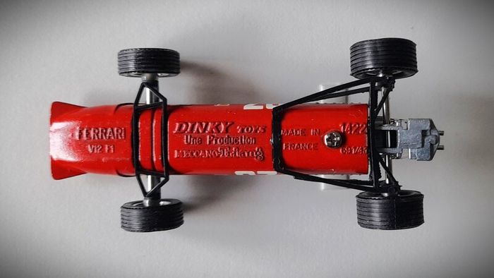 Diecast Vintage French Dinky Toys Ferrari 312 1968 F1 - Near Mint Original Condition/Very Good Box