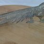 Vintage Silver Plated Pheasant Figurine Decorative Table Bird Centerpiece 280mm Long  Large Metal Ornament Image 7