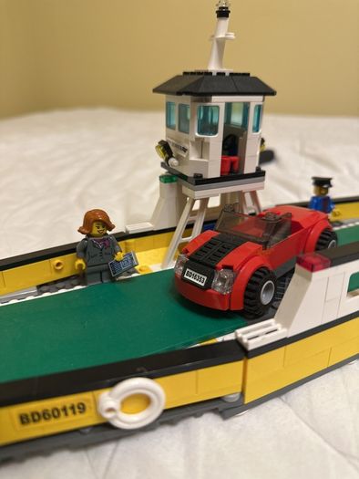 Lego city car ferry set 60119