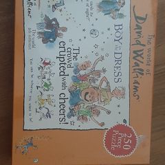 David Walliams Boy in the Dress Jigsaw and Vain Valentine book