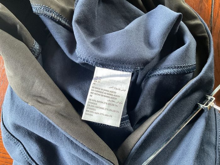 NEW FINAL REDUCTION. navy pull up casual trousers  from Style & Co. USA Size 3X which will fit 26/28.   Length from waist to hemline is 40 inches