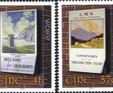 2003 Ireland Europa (Posters) 41c & 57c Commemorative Stamps Set Mint Never Hinged (MNH)