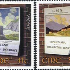 2003 Ireland Europa (Posters) 41c & 57c Commemorative Stamps Set Mint Never Hinged (MNH)