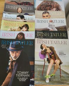 Box Lot of Irish Tatler & The Gloss
