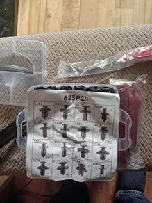 vehicle plastics 625 pieces+tools