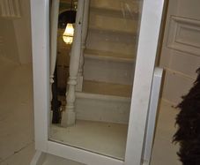 Vanity mirror with jewellery storage