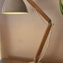 Bermondsey wooden anglepoise table lamp adjustable Image 5