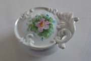 TRINKET POT - Porcelain  - Floral Design