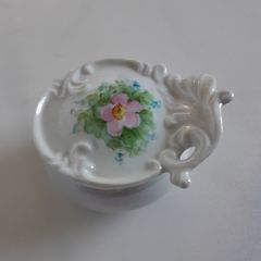 TRINKET POT - Porcelain  - Floral Design