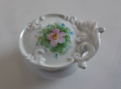 TRINKET POT - Porcelain  - Floral Design