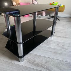 tv stand glass