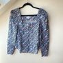 Other Stories Romantic French Style Floral Blouse Puff Sleeve Image 2