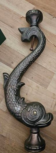 3 Vintage Fish Design Legs for Furniture or Door Knockers
