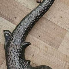 3 Vintage Fish Design Legs for Furniture or Door Knockers