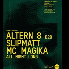 Altern 8 b2b Slipmatt w/ MC Magika [Prodigy & Carl Cox Afterparty]