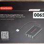 Driver Genius CU200 USB 3.0 to Dual Gigabit Ethernet Adapter with USB Pass-Through Image 2