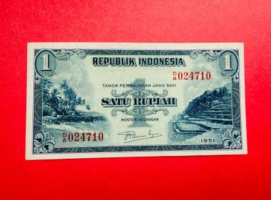 Indonesia  1 Rupiah  1951  Pick  38  ( Uncirculated )