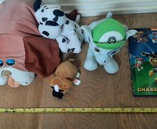 Paw Patrol Book and Dog Soft Toys