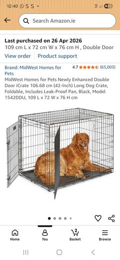 Dog Crate Large - Brand new