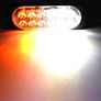 2 X Amber+white 12 Led Recovery Strobe Grill Breakdown Flashing Light Lamp Image 4