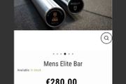 Apollo High Spec Elite Olympic Barbell And Collars, Cost 300 Euro New Before Shipping,not Cheap Bar!