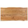 Dining Table 140x70x76 cm Solid Acacia Wood Image 4