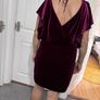 burgundy dress Image 2