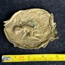 Small Vintage Brass Cherub Wall Hanging/ Plaque Image 3