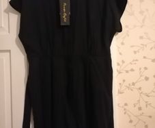 Phase Eight black playsuit UK14 BNWT