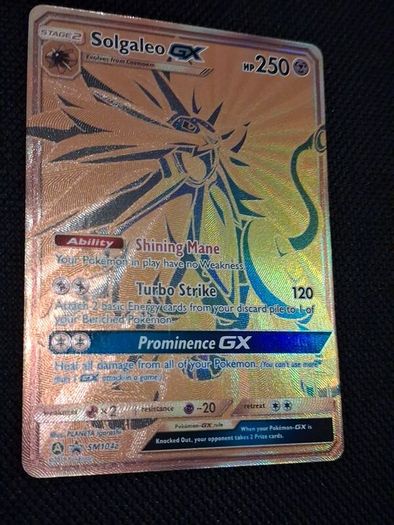 pokemon card : solgaleo Gx SM104a