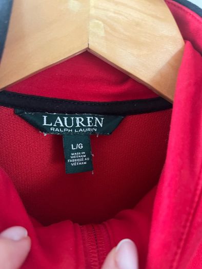Ladies Ralph Lauren Full Zip Top - Size L / Size 12 excellent condition