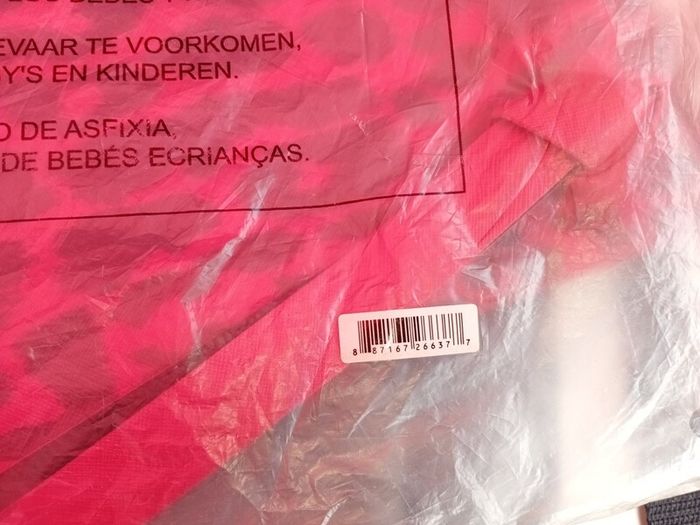 Printed Red Bag