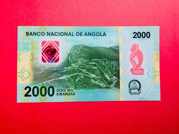 Angola. 2000 Kwanzas . 2023  Pick  163b Polymer / Plastic ( Uncirculated )