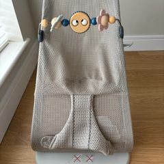 Baby Bjorn Mesh Bouncer + Toy Bar Attachment - Great Condition!