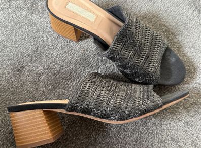 PENNEYS Primark Woven Heeled Sandals Size 4!