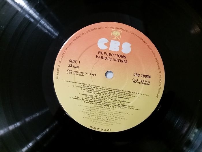 REFLECTIONS. IMAGINATIONS. instrumentals, original artists, compilation albums. 1982, 1983 Irish Pressings. Vinyl Record Album. Various artists.
