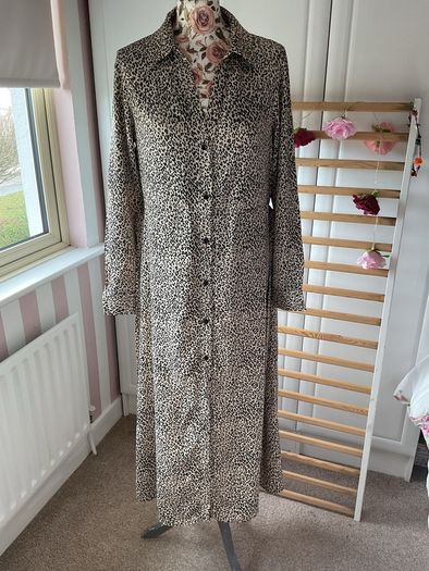 dress Bnwot animal print button through shirt dress size 12