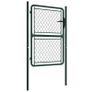 Garden Gate Steel 100x150 cm Green Image 2